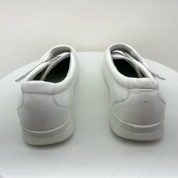 Propet Sneakers Oxfords Comfort Shoes Pucker Moc Walker One Strap White Leather - Picture 7 of 13